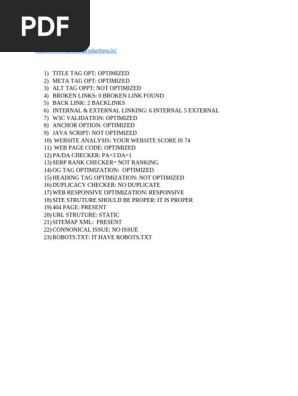 SEO Audit Repor5