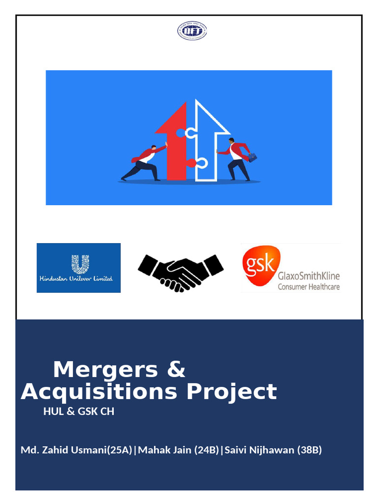 HUL-GSK Consumer Healthcare Merger Analysis | PDF | Mergers And ...