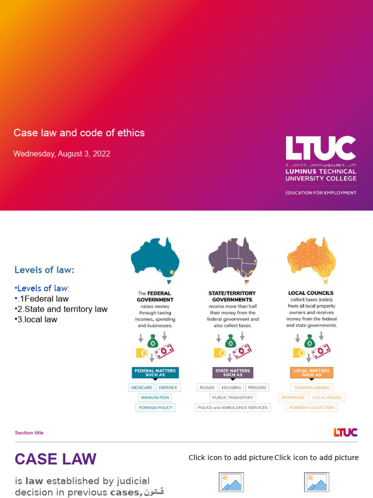 Case Law and Code of Ethics | PDF | Nursing | Autonomy