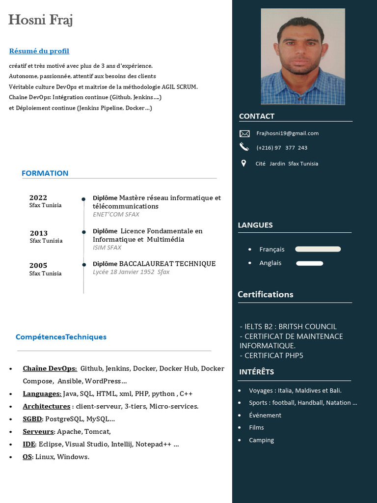 Profil DevOps et Développement Web | PDF | PHP | Internet
