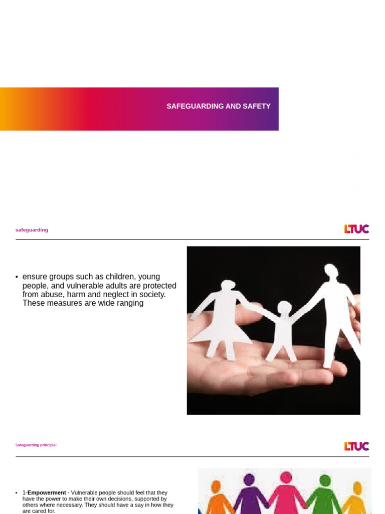 Safeguarding and Saftey | PDF | Medicine | Social Programs
