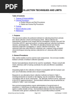 Mouse Blood Volume Collection Guidelines | PDF | Blood | Volume
