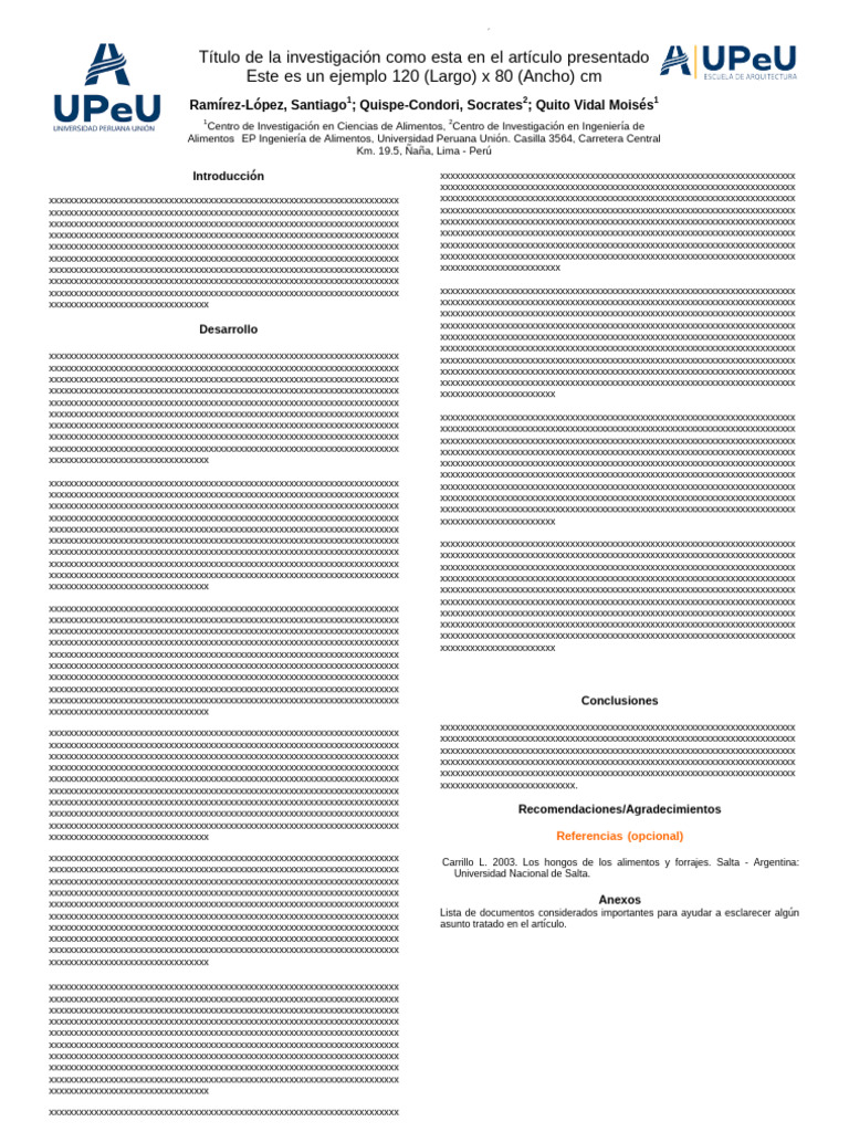 Formato POSTER | PDF