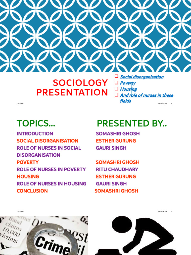 Social Disorganization | PDF | Poverty | Poverty & Homelessness