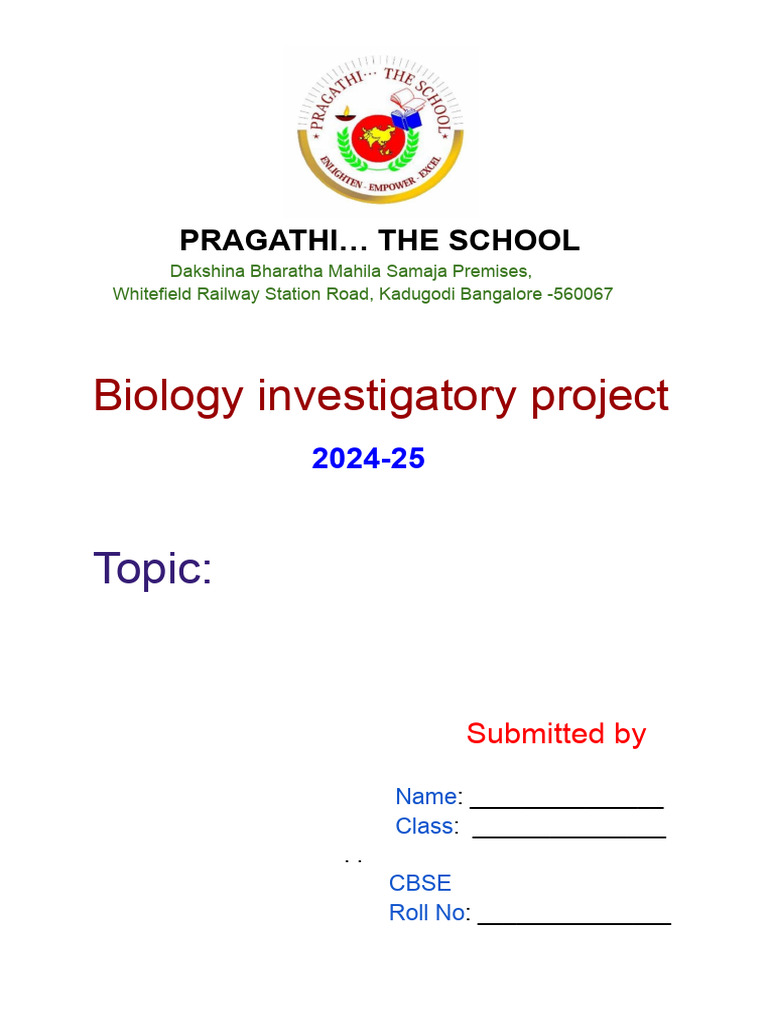 Biology Project Completion Certificate | PDF | Career & Growth