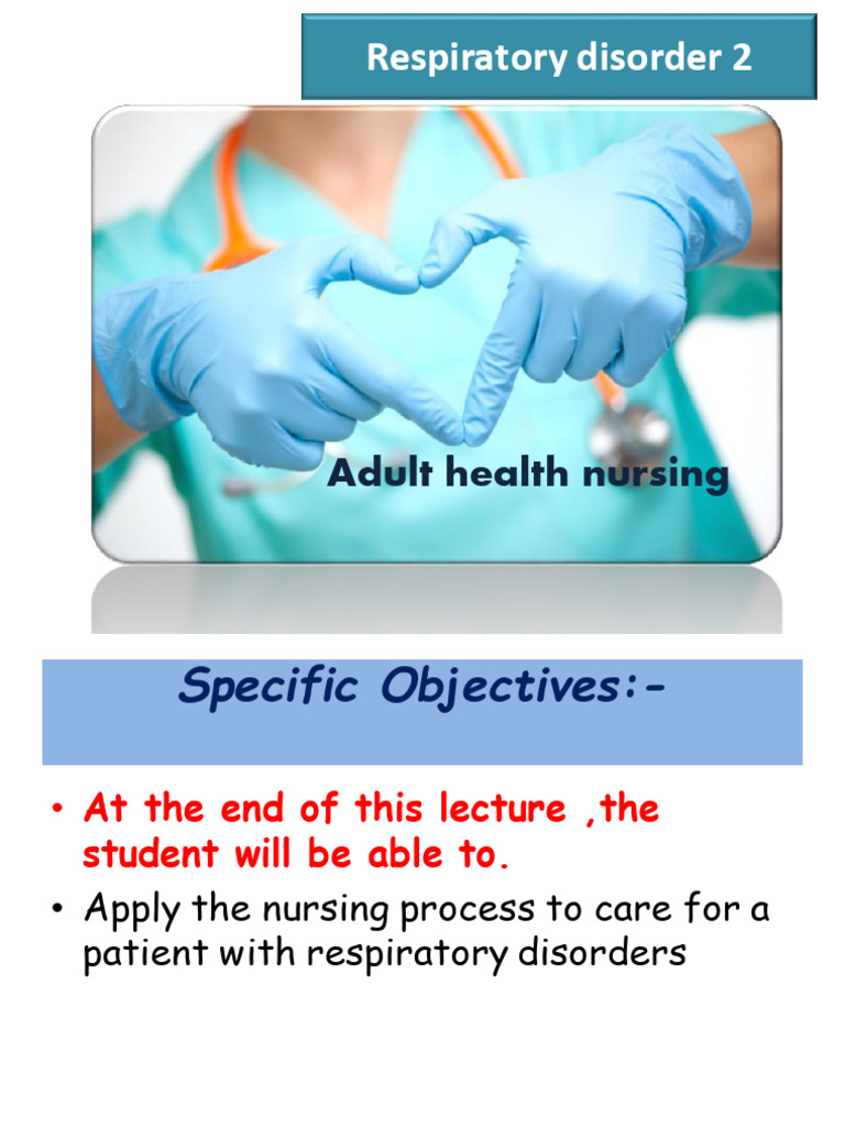 Nursing Care for Respiratory Disorders | PDF | Pneumonia | Influenza