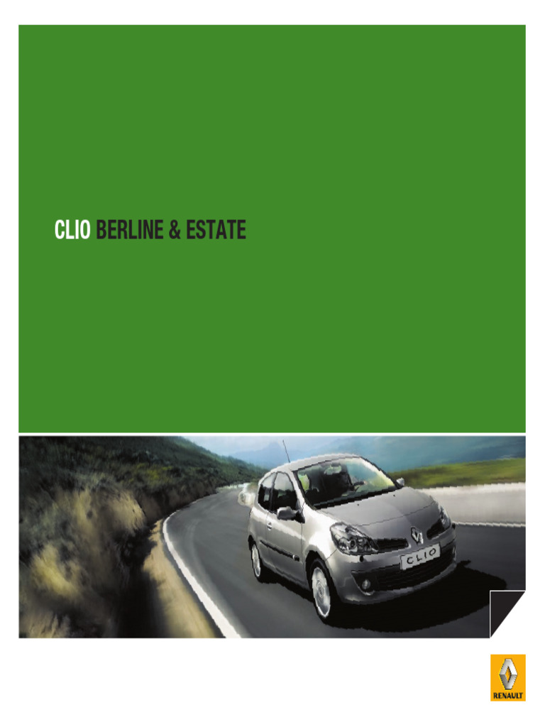 Clio : Design, Performance et Confort | PDF | Ceinture de sécurité ...