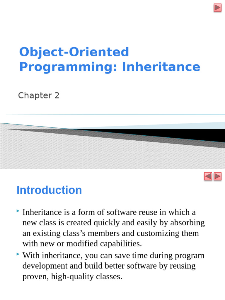 l2 Object Oriented Programming Inheritance1 0 | PDF | Inheritance ...