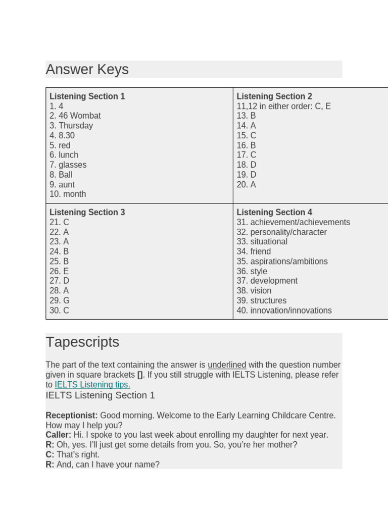 Answer Key Set 2 | PDF | Thought