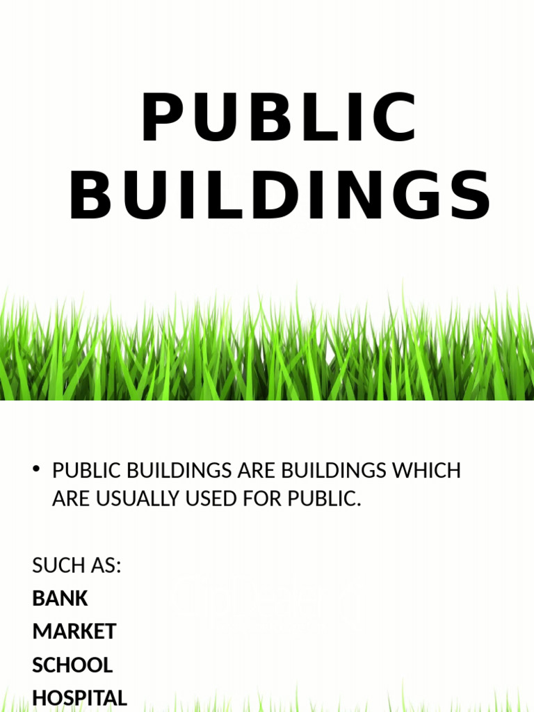 Image showcasing Public Buildings | PDF
