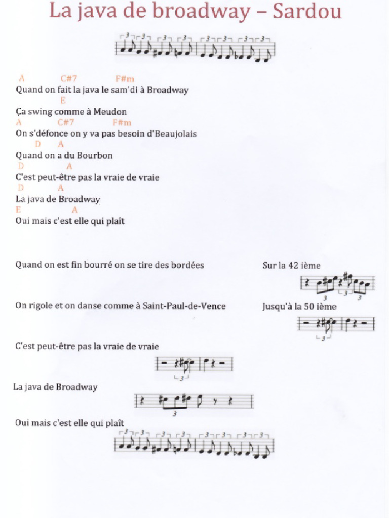 10.la Java de Brodway | PDF