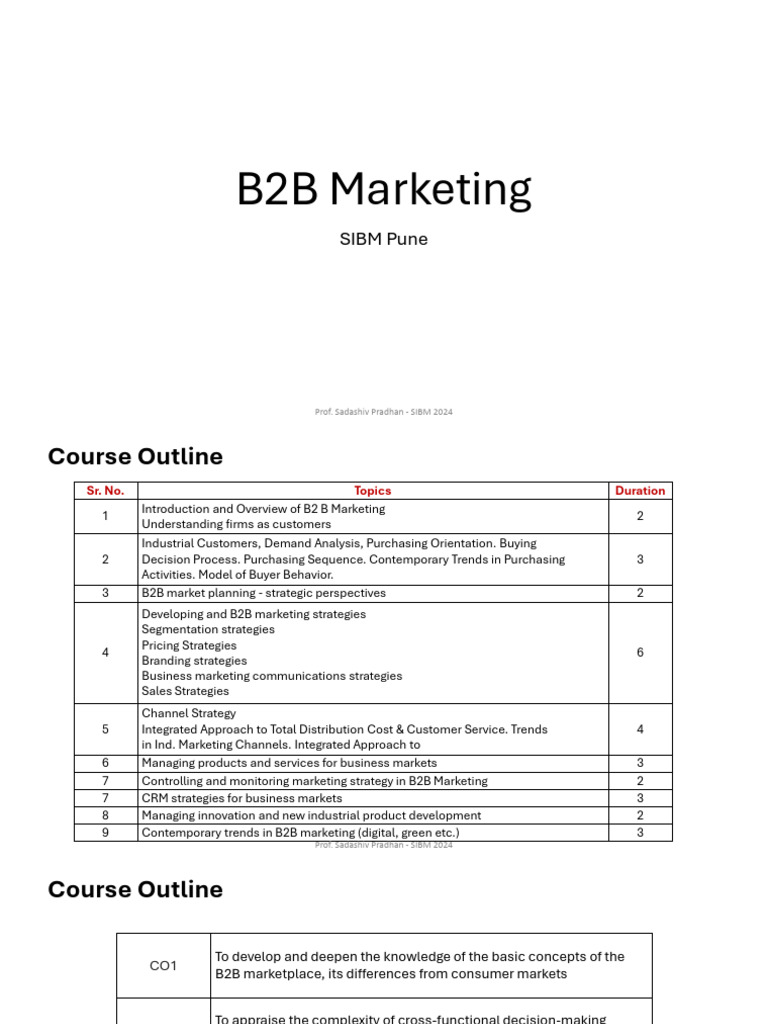 B2B Marketing Business | PDF | Marketing | Market Segmentation