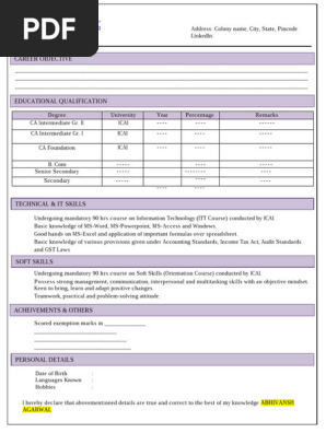 editable resume conv