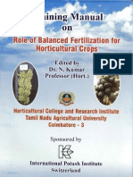 Manual On Horticulture