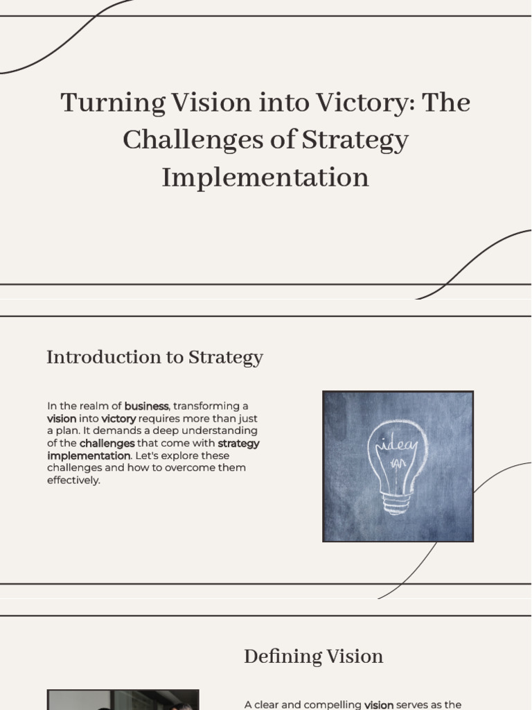 Strategy Implementation Challenges | PDF | Motivation | Motivational