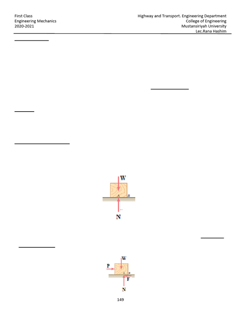 Friction - 10: Frictionless Rough. A. Frictionless | PDF | Friction | Force