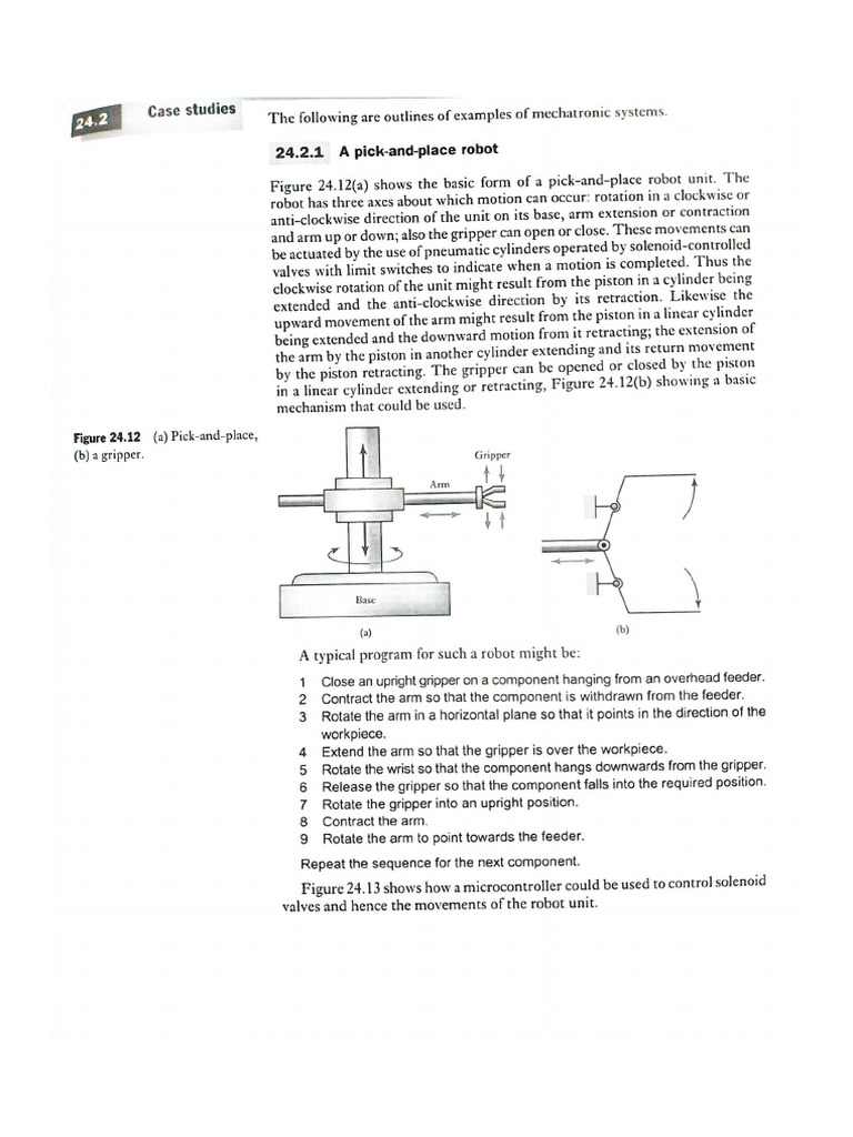 Pick and Place Robot | PDF
