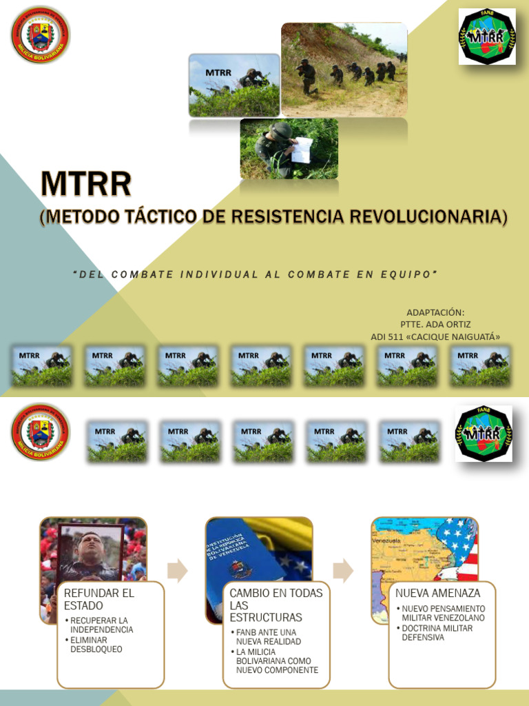 Método Táctico de Resistencia Revolucionaria | PDF | Conflictos del