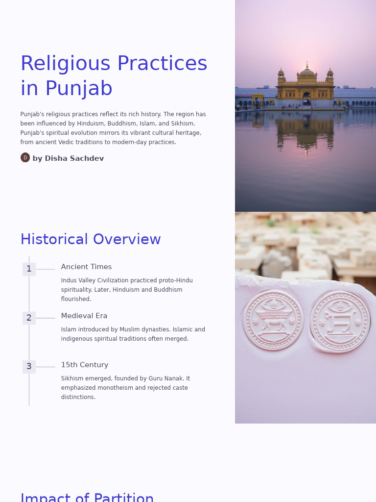 Punjab's Diverse Religious Practices | PDF