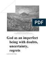 God as an Imperfect Being of Doubts, Uncertainty, Regrets