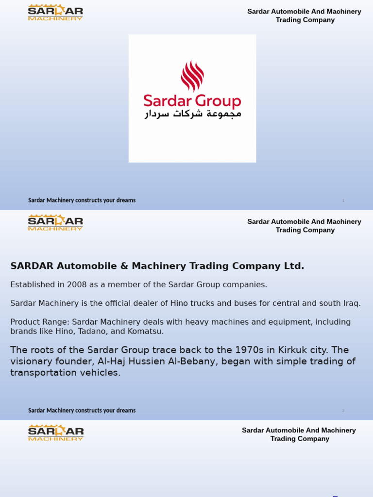 Sardar Machinary 1 | PDF | Marketing | Revenue