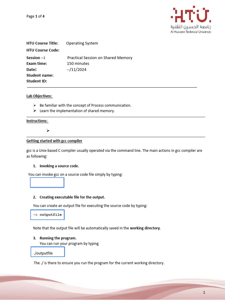 Lab3-Shared Memory | PDF | Computer File | Programming