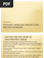 Download Penyakit Genetika DNA Inti Dan DNA Mitokondria by Tsunami Blues SN79517779 doc pdf