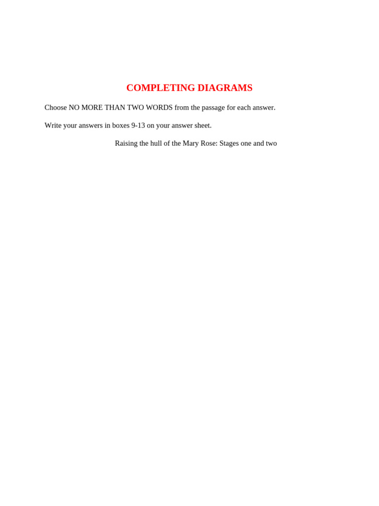 Completing Diagrams | PDF