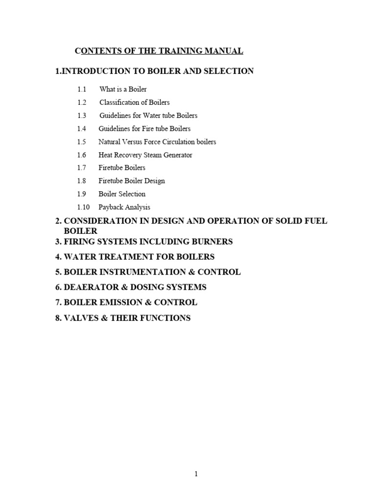 L T Manual | PDF | Boiler | Energy Conversion