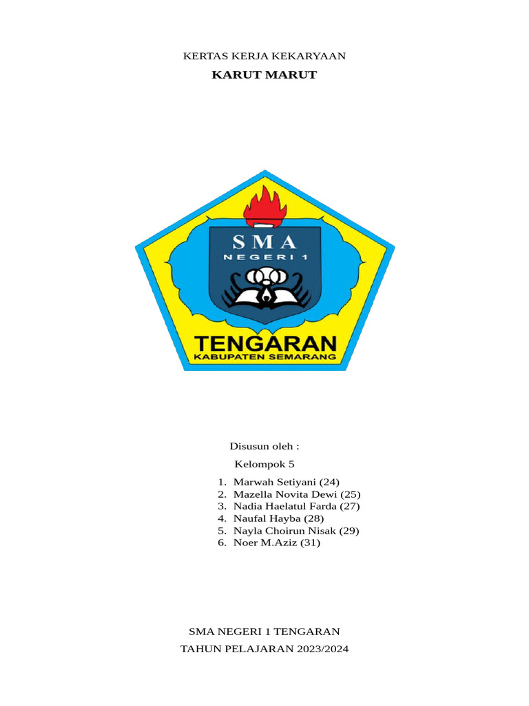 Karut Marut: Mengatasi Tugas Sekolah | PDF