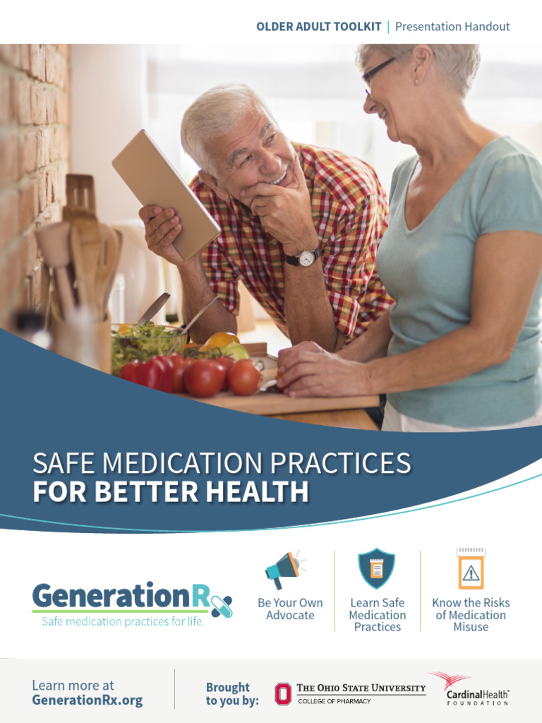 Safe Medication Practices for Seniors | PDF | Prescription Drugs | Pharmacy