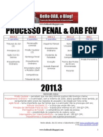BelloOAB - Processo Penal x FGV