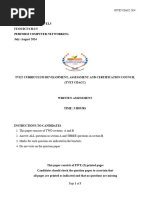TVET CDACC Level 5 Networking Exam | PDF | Computer Network | Network ...