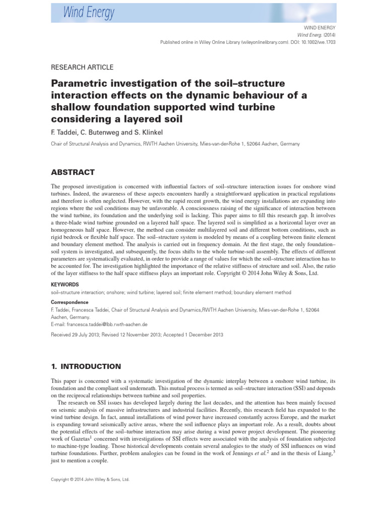Parametric Investigation of The Soil STR | PDF | Finite Element Method ...