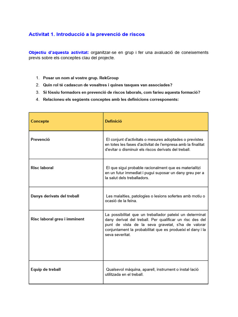 Activitat 6 Grup 4 | PDF