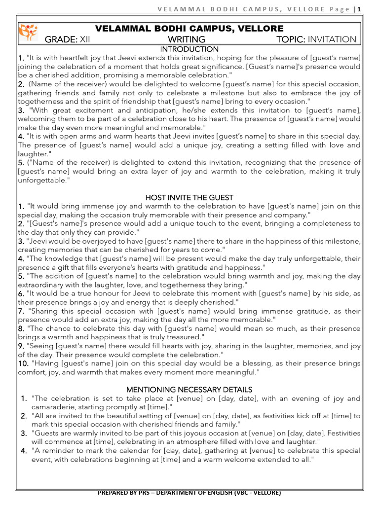 3 RD - Revision Material - 2024 | PDF
