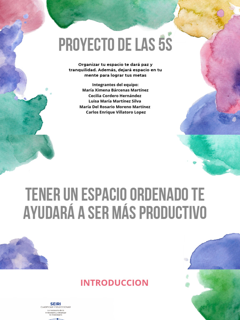 Presentacion de Las 5S | PDF