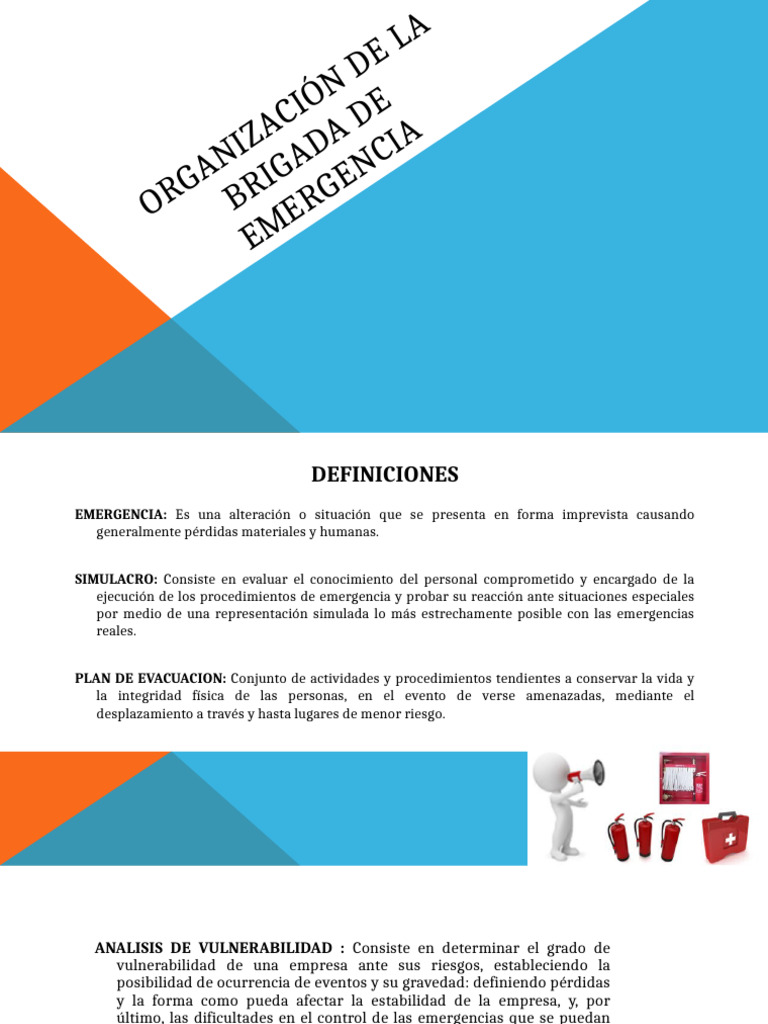 Salidas de Emergencia y Brigadas Efectivas | PDF | Primeros auxilios ...