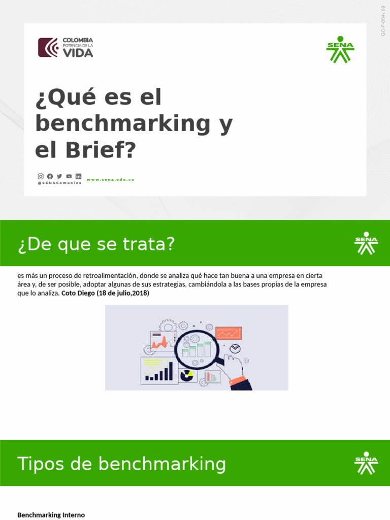 Guía de Benchmarking y Brief | PDF | Benchmarking | Business