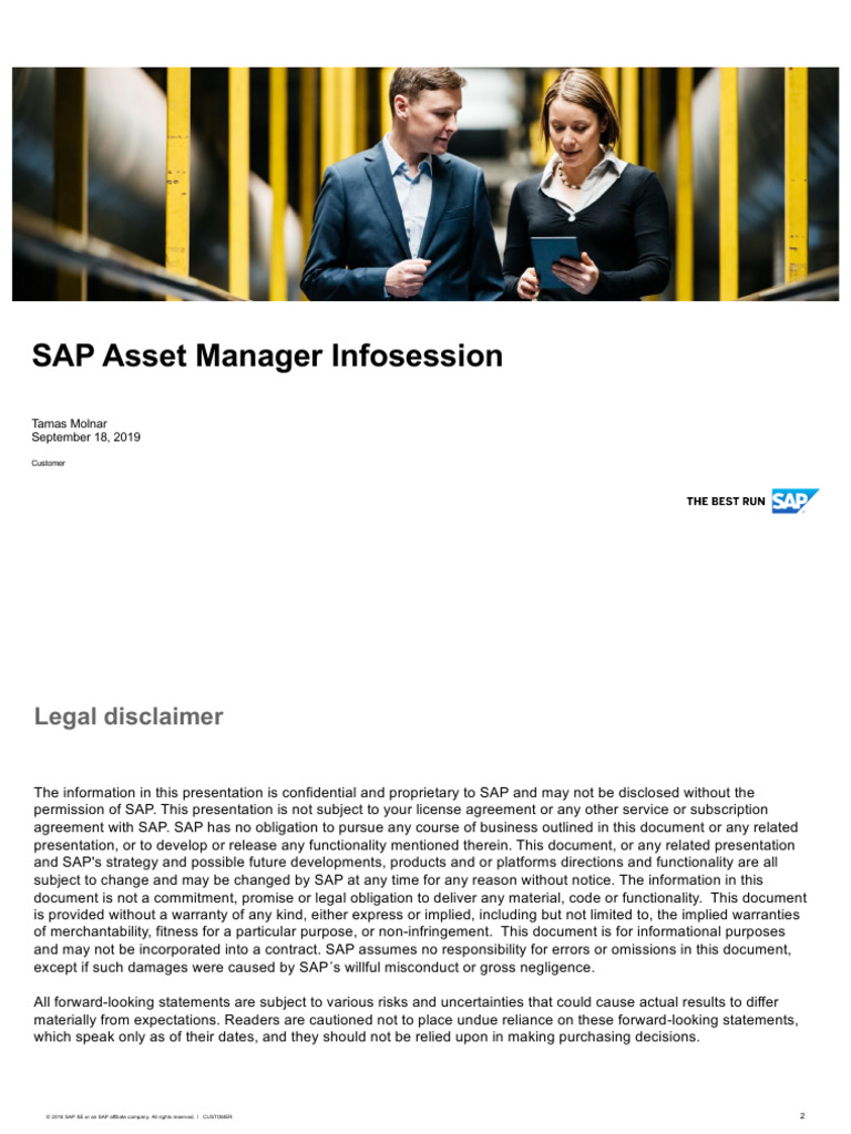 2019-10 SAM Asset Manager - Infossesion (Technical Training ARG) | PDF ...