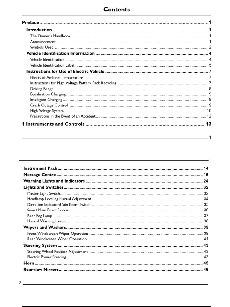 NEW MG EP Owner Manual | PDF | High Voltage | Airbag