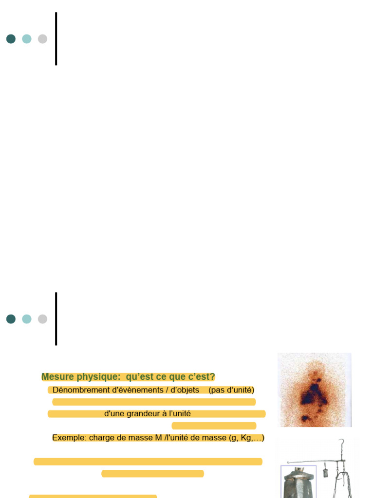 Mesures et Grandeurs Physiques en Biophysique | PDF | Mesure | Grandeur ...