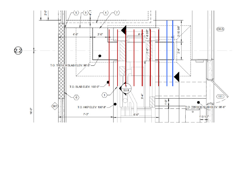 Slab Trench Reinforcement | PDF