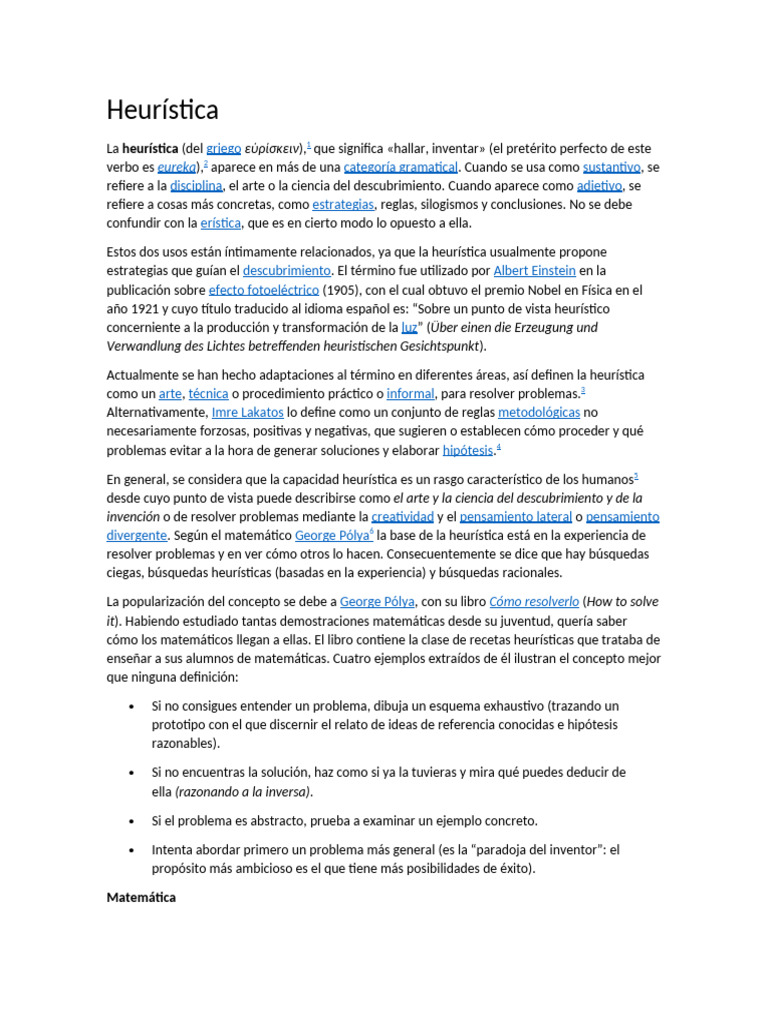 Heurística | PDF | Heurístico | Metaheurístico