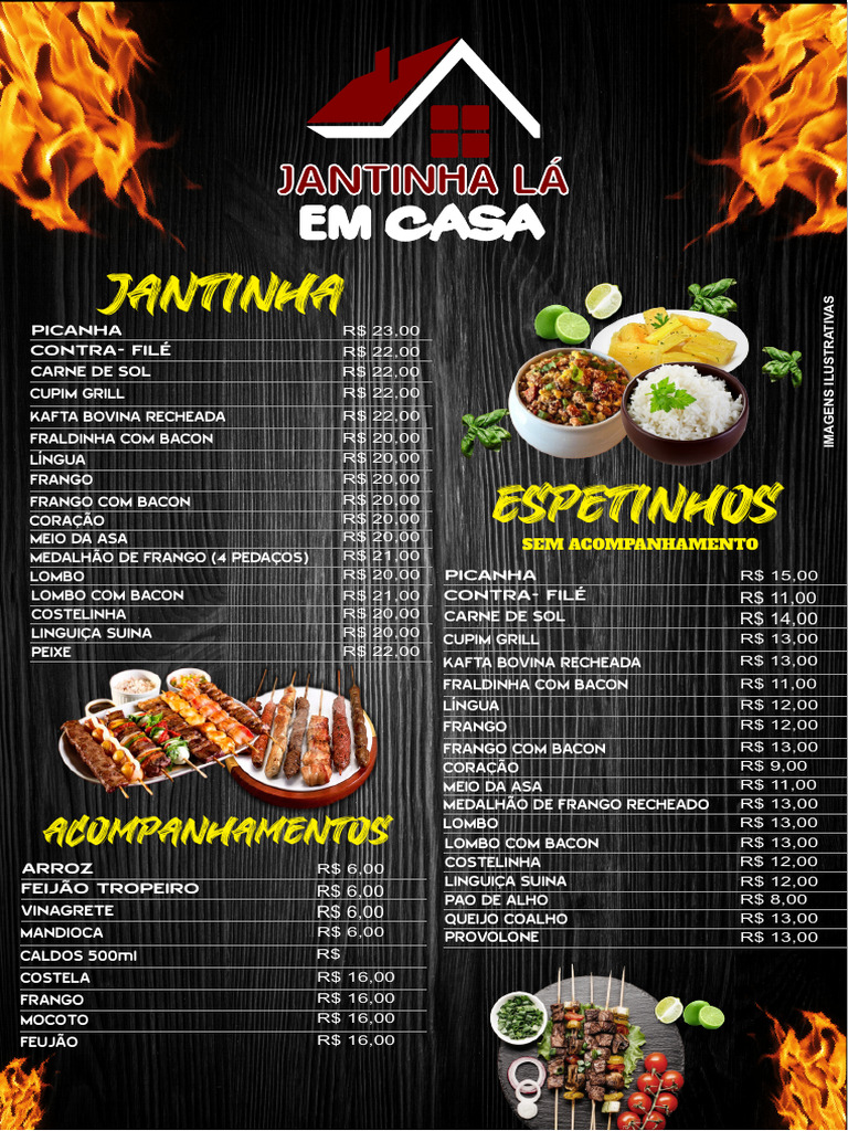 Cardápio do Barracão do Cupim | PDF | Culinária ocidental | Culinária