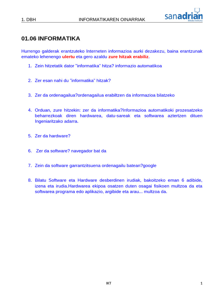 01.06 Informatika | PDF