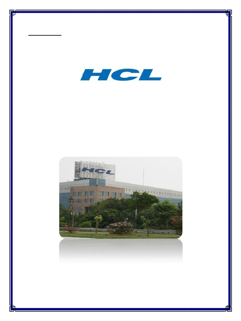 ABOUT HCL | PDF | Computer Network | Computer Science