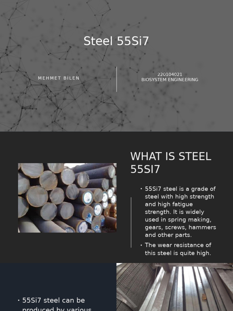 55Si7 Steel: Properties and Uses | PDF