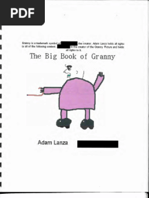 The Big Book of Granny (O Grande Livro Da Vovó) Por Adam P. Lanza