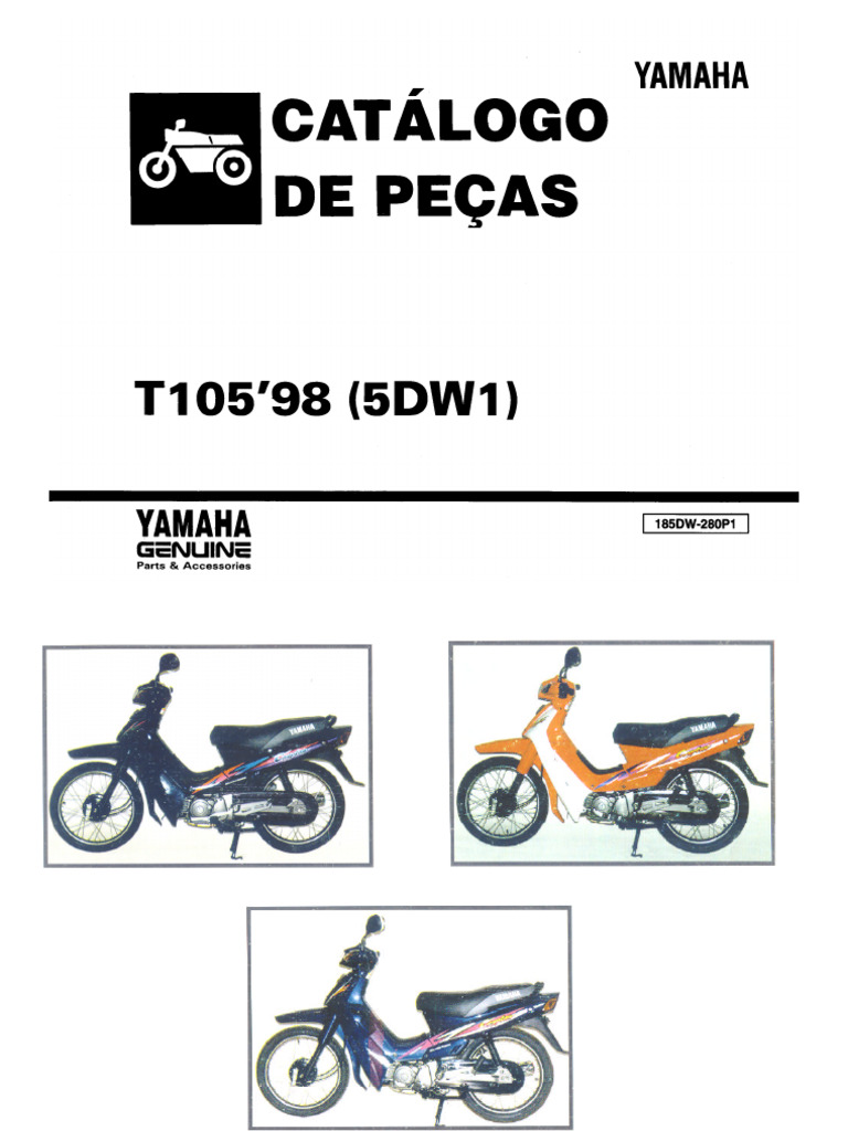 Catálogo de Peças Yamaha Crypton 110 | PDF | Tecnologia de motores ...